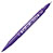 ゼブラ MO-120-MC-PU 油性マーカー マッキー極細 丸芯細字+極細 紫 (015-2068)1本