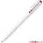 TSH-B07RD ノック式油性ボールペン 0.7mm 赤  軸色:白  汎用品 (910-7213)1セット=100本:10本