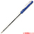 TSH-B07TBL ノック式油性ボールペン 0.7mm 青  軸色:クリア   汎用品 (910-7186)1セット=100本
