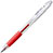 TS-SB05-CR ノック式油性ボールペン なめらかインク 0.5mm 赤  汎用品 (911-3426)1セット=10本 (
