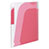 コクヨ ラ-N205P ポケットブック(ノビータ) チャックポケット付き A4タテ 約90枚収容 背幅10~25mm ピンク