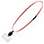 コクヨ ナフ-R280R 吊り下げ名札セット(リール式・ハードケース)(アイドプラス) ID・ICカード用 赤