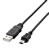 ELECOM USB-ECOM510 エコUSBケーブル（A-miniB・1m）