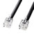サンワサプライ TEL-N1-20BKN2 モジュラーケーブル（黒）