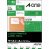 エーワン 65204 レーザープリンタラベルシール マット紙ホワイト Ａ4 4面 (322-3314) 1冊＝20シート