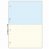 ヒサゴ FSC2011 マルチプリンタ帳票(FSC森林認証紙) A4 カラー 2面(ブルー /クリーム) 4穴 (222-125