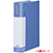 CFDA4100B 台紙入クリヤーファイル A4タテ 100ポケット 背幅62mm ブルー 6冊セット 汎用品 (914-527