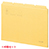 OSA4-CF4Y カットフォルダー4山 A4 イエロー 40冊セット 汎用品 (911-7415) 1セット＝40冊(4冊×1