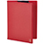 KINGJIM 5995-RED オールイン クリップボード カバー付き A4タテ 赤 5枚セット