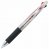 16-8305202 油性3色ボールペン 0.7mm （軸色 クリア） 汎用品 (610-9172)
