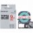 KINGJIM ST9R テプラ PRO テープカートリッジ 9mm 透明 /赤文字 (119-9727)