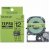 KINGJIM SB12G テプラ PRO テープカートリッジ マットラベル 12mm 緑(若葉色)/黒文字 (416-0229