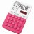 SHARP EL-760R-PX カラー・デザイン電卓 8桁 ミニミニナイスサイズ ピンク系 (216-1350)