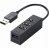 ELECOM U2H-TZ426BBK 機能主義USBハブ 4ポート ケーブル長10CM ブラック (248-6437)