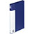 コクヨ セ-F8NB 図面ファイル カラー合紙タイプ A3 2ツ折 背幅28mm 青 5冊セット (910-6659) 1セット