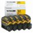 KINGJIM SC9Y-5P テプラ PROテープカートリッジ カラーラベル「パステル」 （410-8276） 9mm 黄（黒