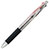 TANOSEE 16-8255-202 油性多色ボールペン 0.7mm 2色（黒+赤） （610-9158） 軸色：クリア