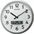 リズム時計 4FNA01SR19 プログラム電波掛時計 カレンダー表示付 (563-0747)