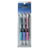 三菱鉛筆 SXN15005.3C 油性ボールペン ジェットストリーム 0.5mm 黒カラー軸 アソート(3色各1本）