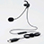 ELECOM HS-EP16UBK 片耳耳栓タイプUSBヘッドセット 1.8m
