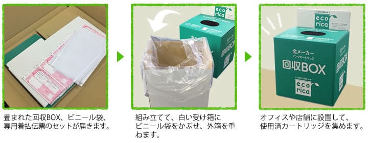 回収BOXの組み立て方