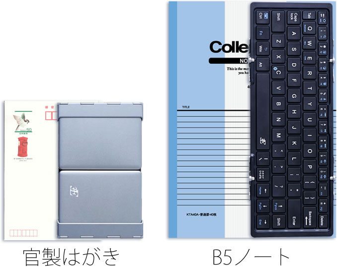 ポケットに入るコンパクトサイズ